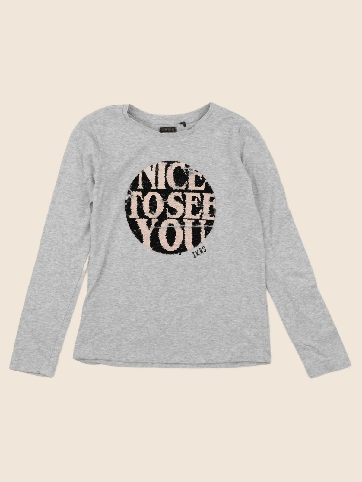 IKKS - tee-shirt gris - 10 ans