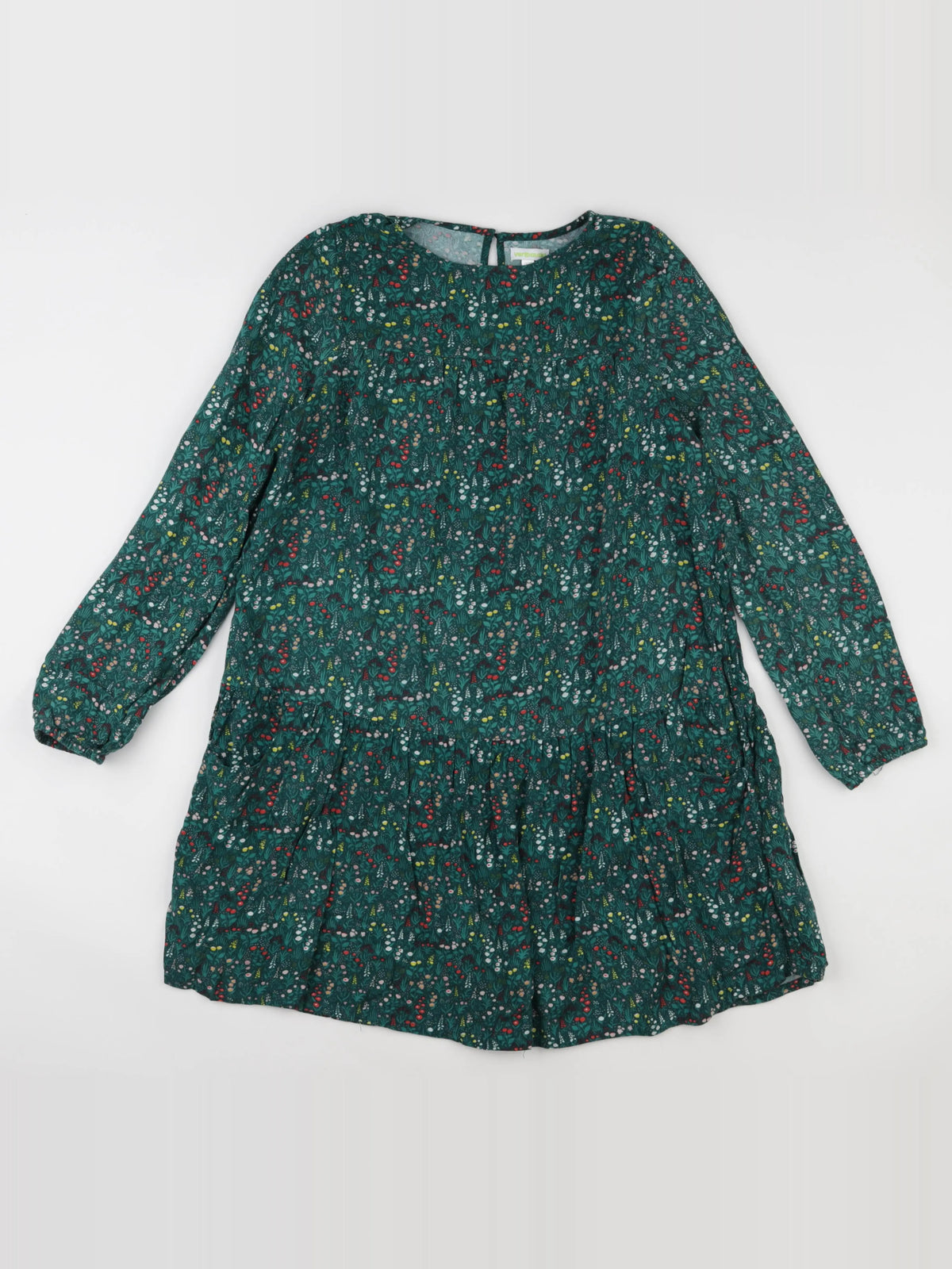 Vertbaudet - robe vert - 12 ans