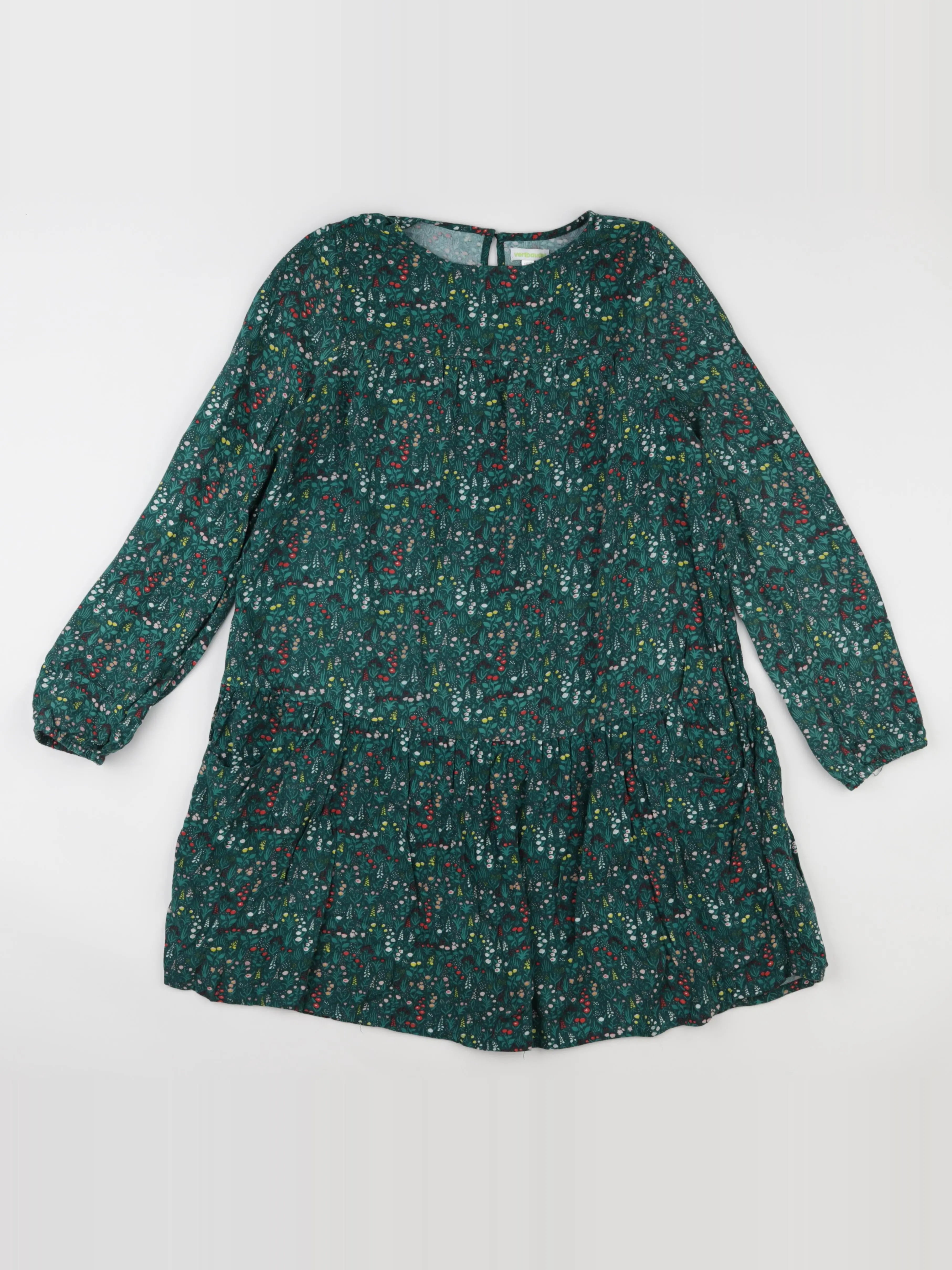 Vertbaudet - robe vert - 12 ans