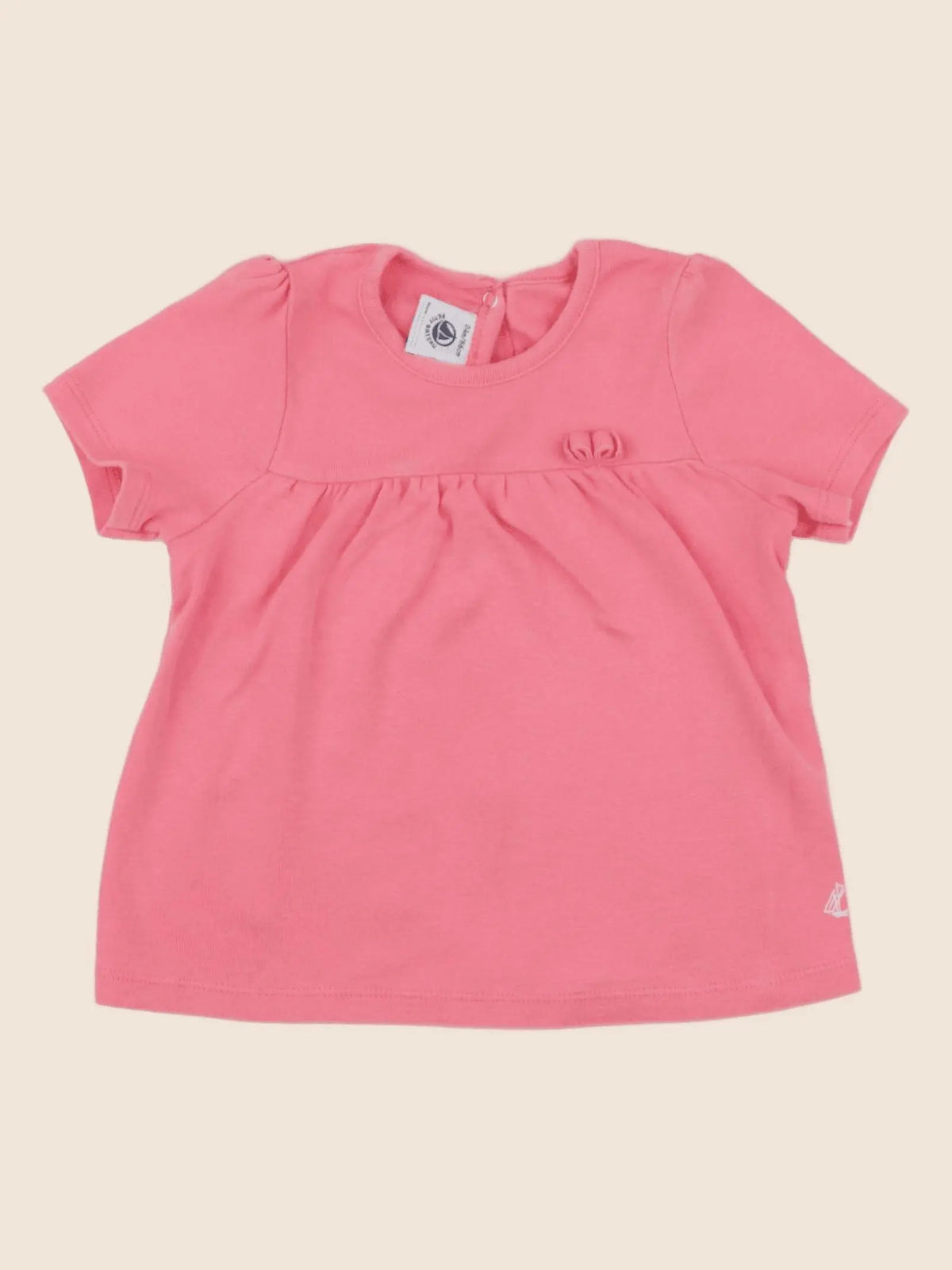 Petit Bateau - tee-shirt rose - 24 mois