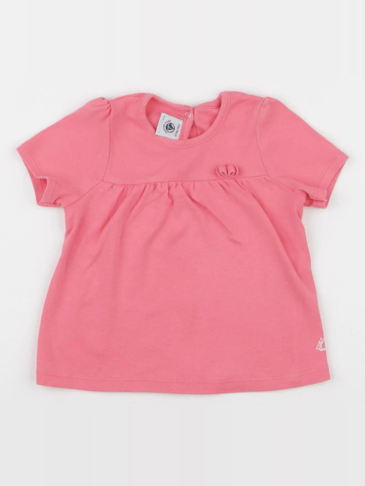 Petit Bateau - tee-shirt rose - 24 mois