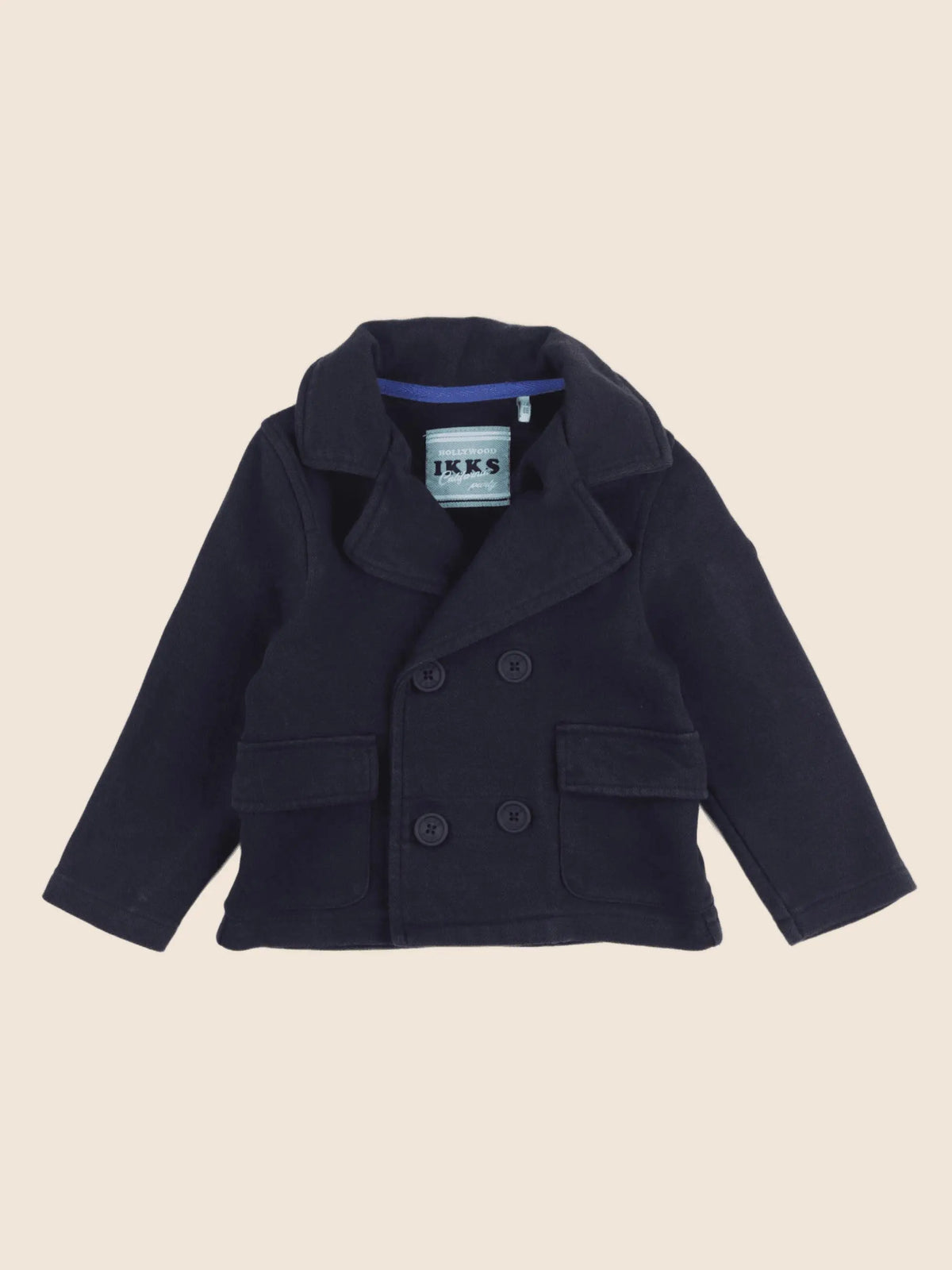 IKKS - veste imprimé au dos bleu - 2 ans