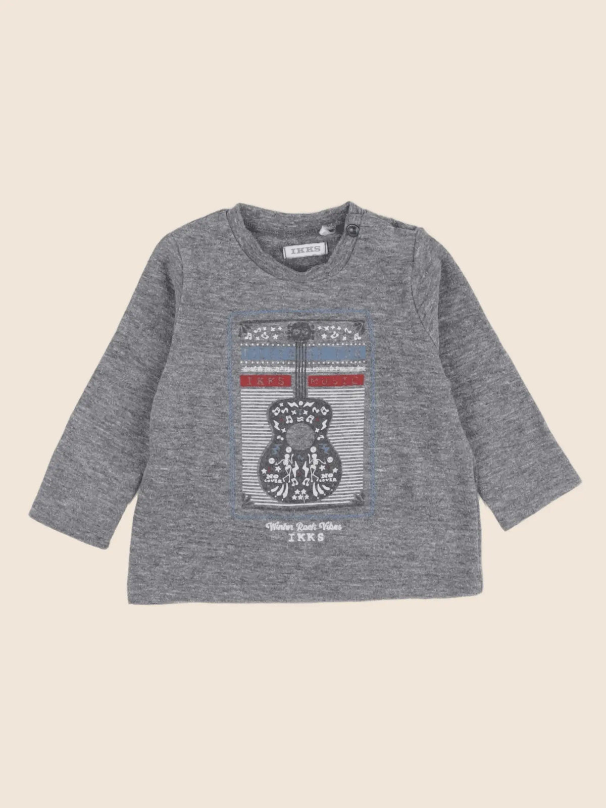 IKKS - tee-shirt gris - 6 mois