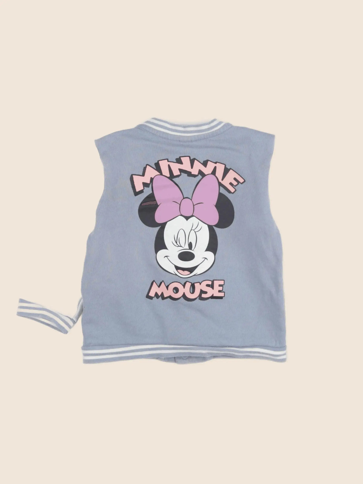 H&M - sweat imprimé au dos bleu - 9/12 mois