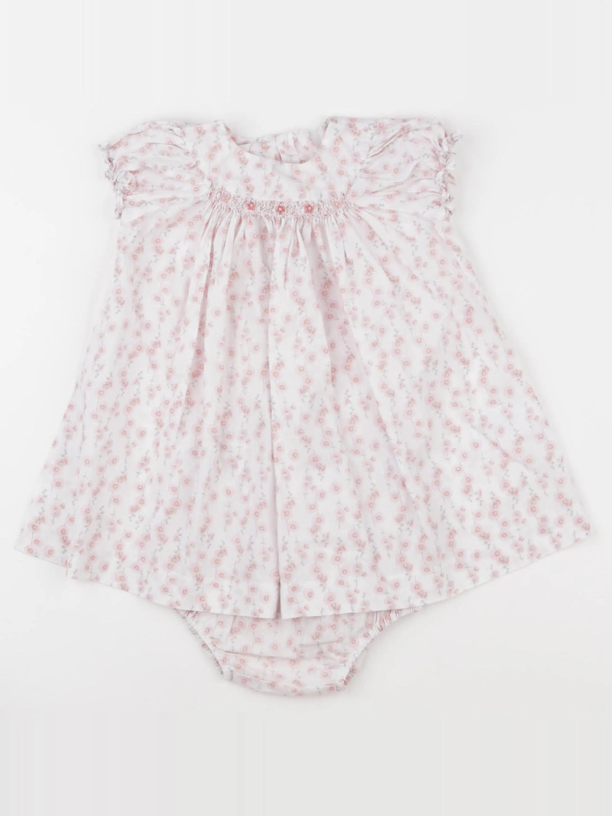 Jacadi - robe rose - 12 mois
