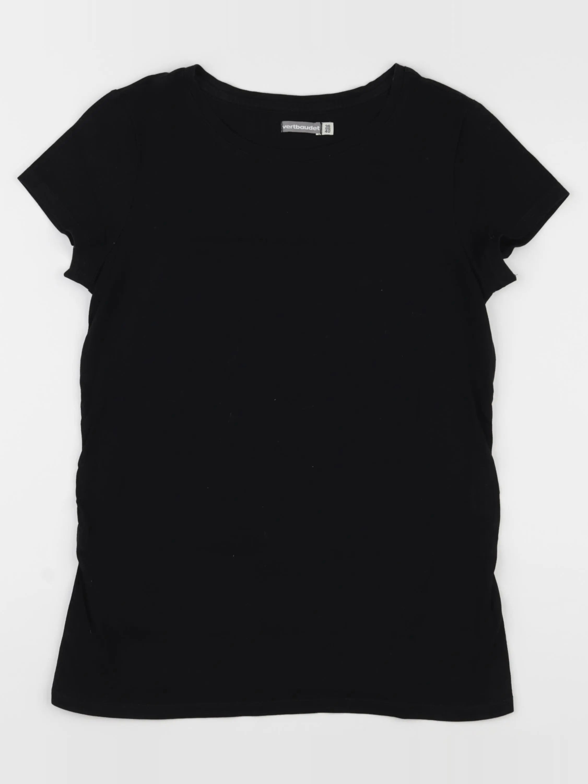 Vertbaudet - tee-shirt grossesse noir - 38 à 40