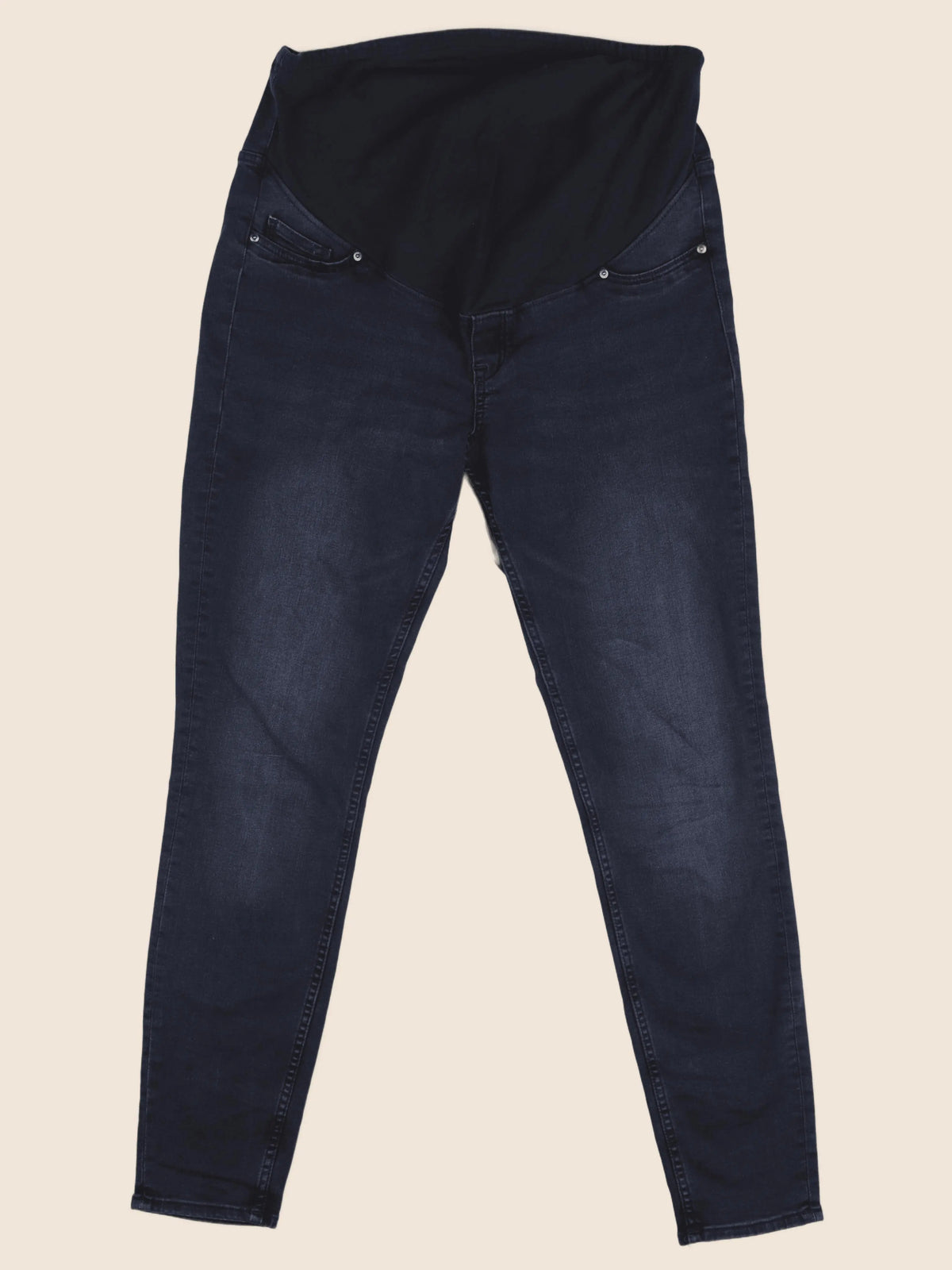 H&M - jean grossesse bleu - M