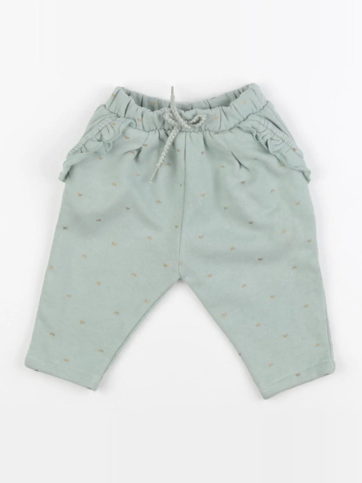 Vertbaudet - pantalon vert - 3 mois