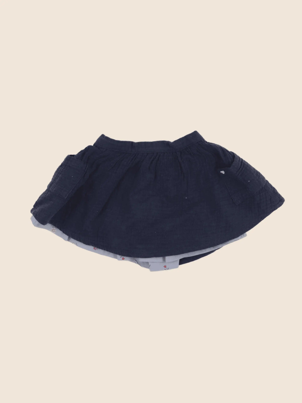 Vertbaudet - jupe bleu - 2 ans