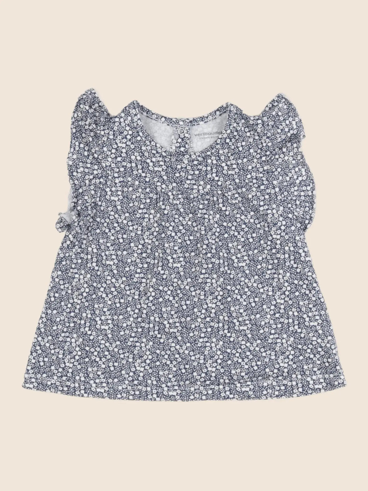 Vertbaudet - tee-shirt bleu - 24 mois