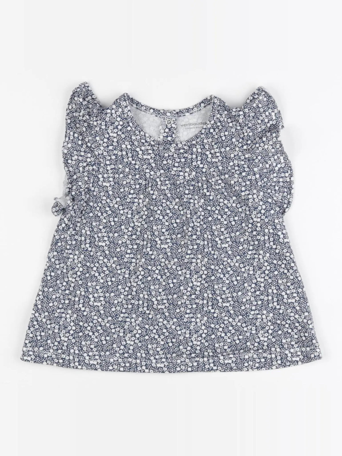 Vertbaudet - tee-shirt bleu - 24 mois