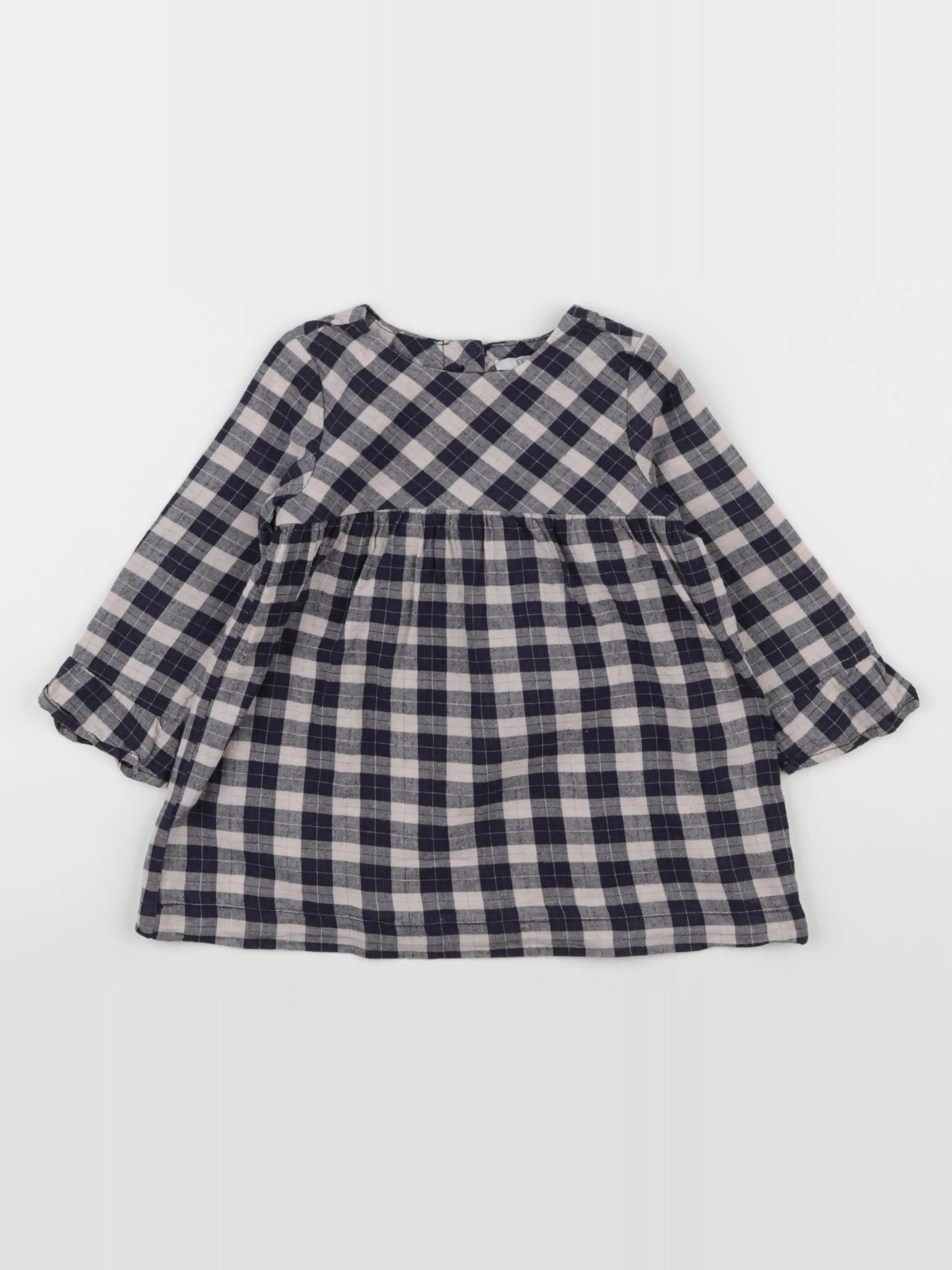La Redoute - robe bleu, or - 24 mois