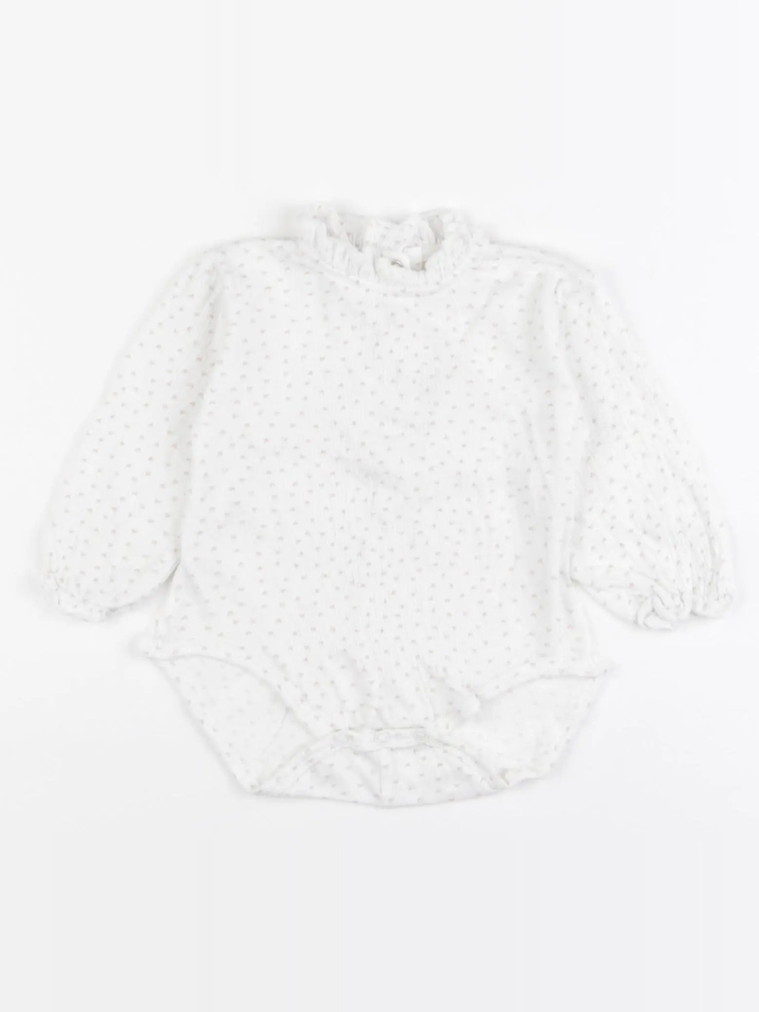 Zara - combinaison blanc, rose - 6/9 mois