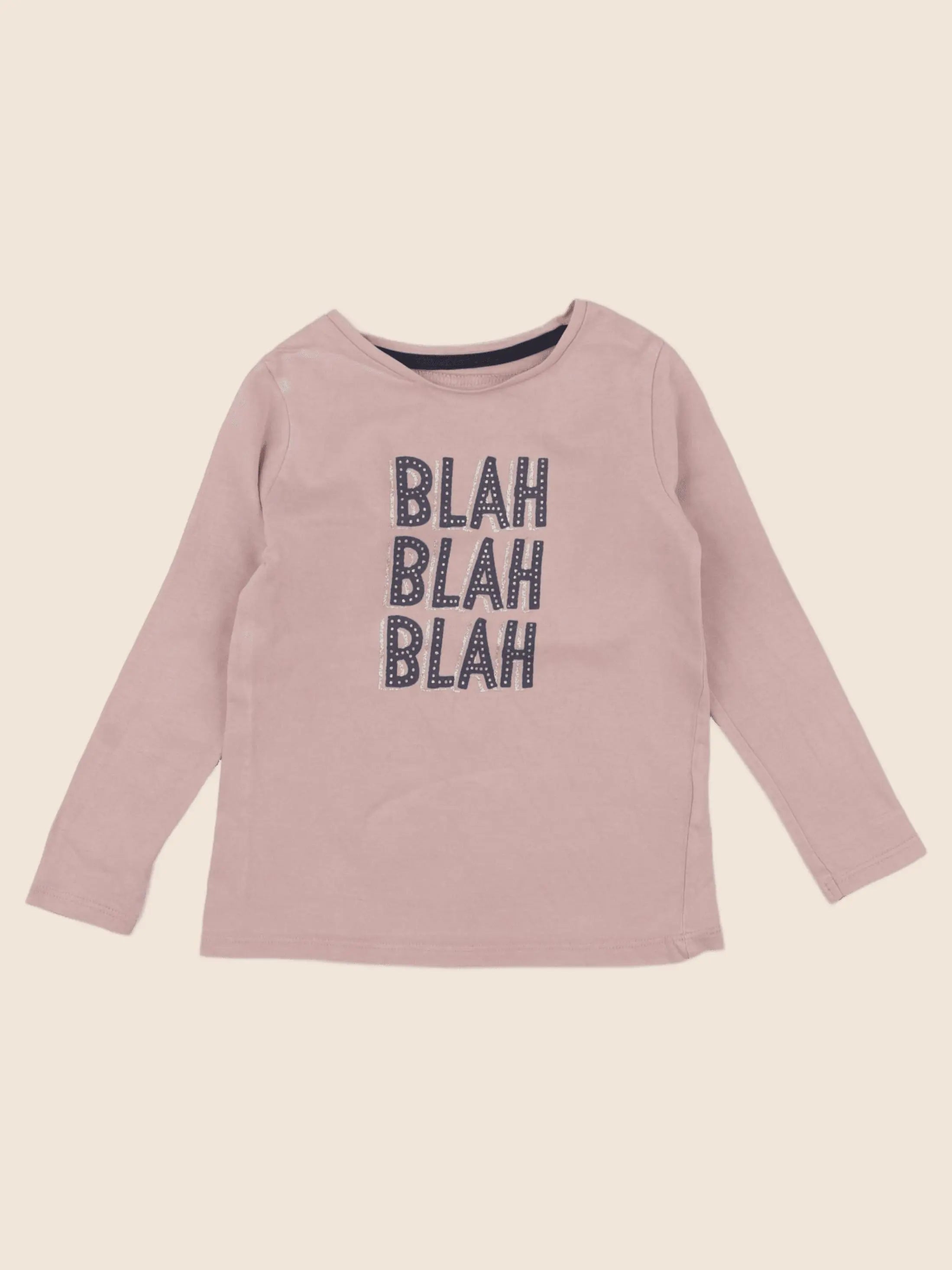 Vertbaudet - tee-shirt rose, or - 3 ans