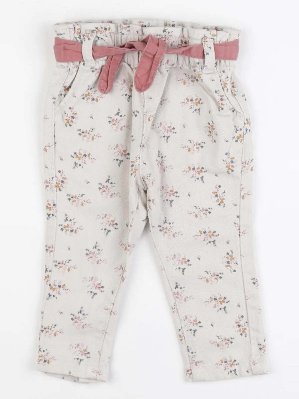 Vertbaudet - jean beige - 6 mois