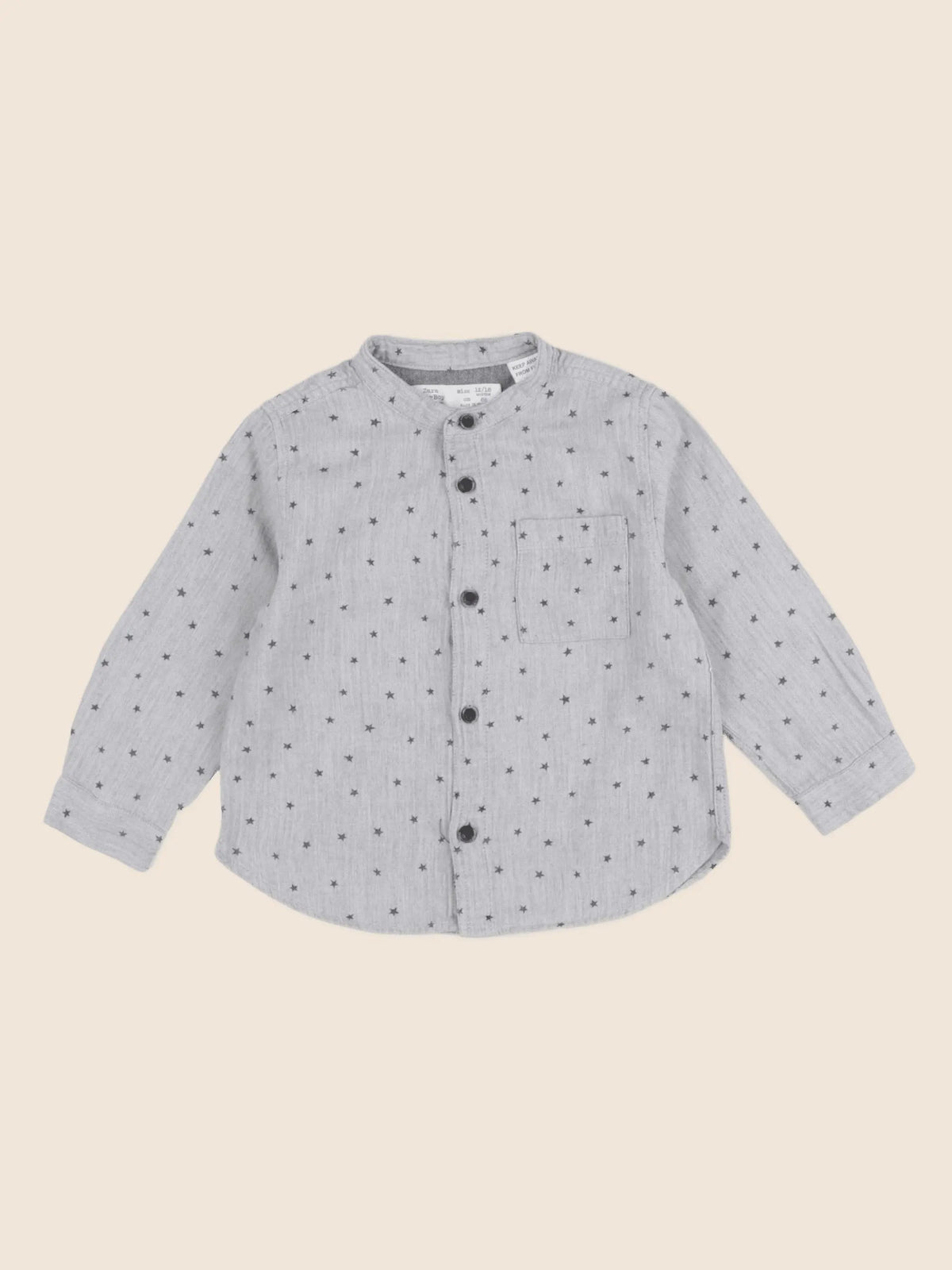 Zara - chemise gris - 12/18 mois