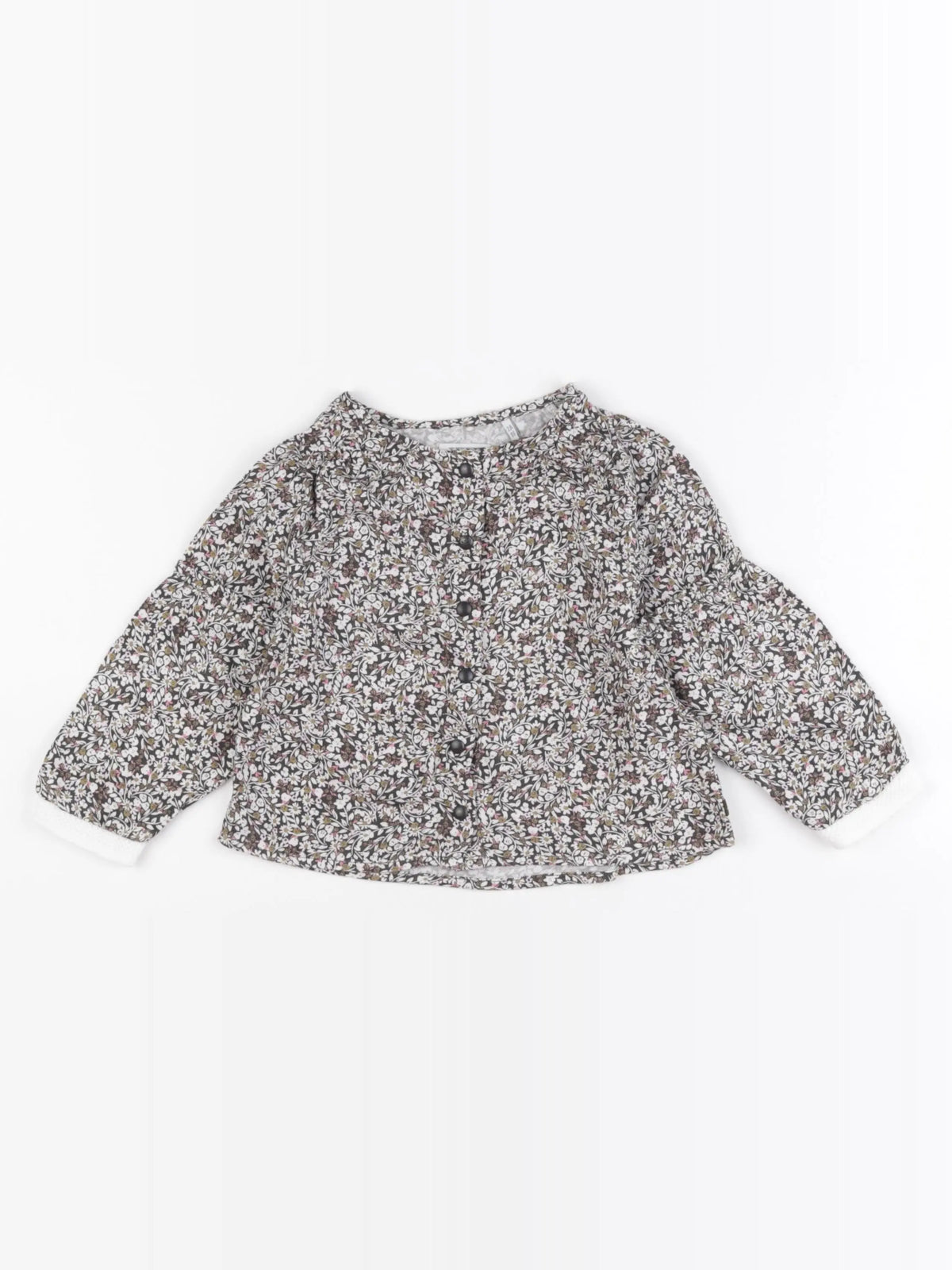 IKKS - blouse marron - 2 ans