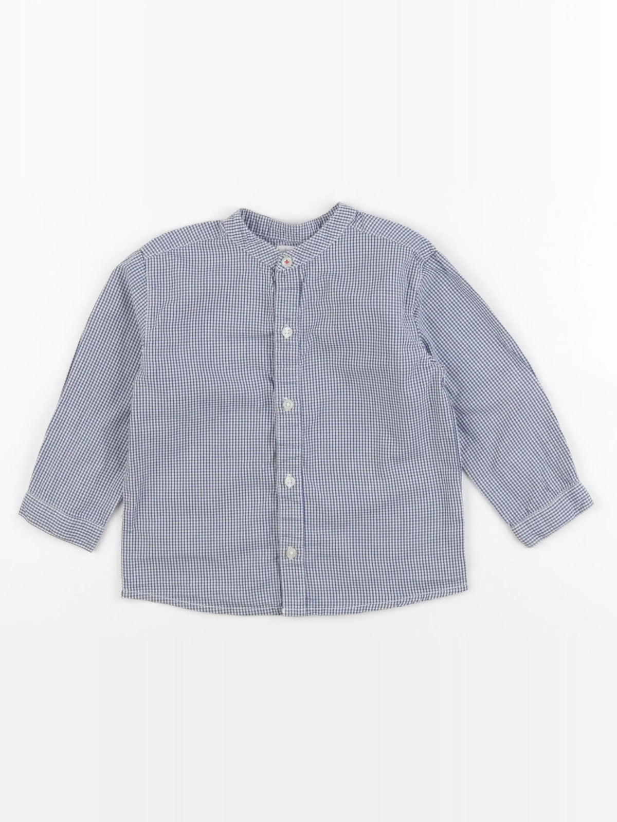 Boutchou - chemise bleu, blanc - 18 mois