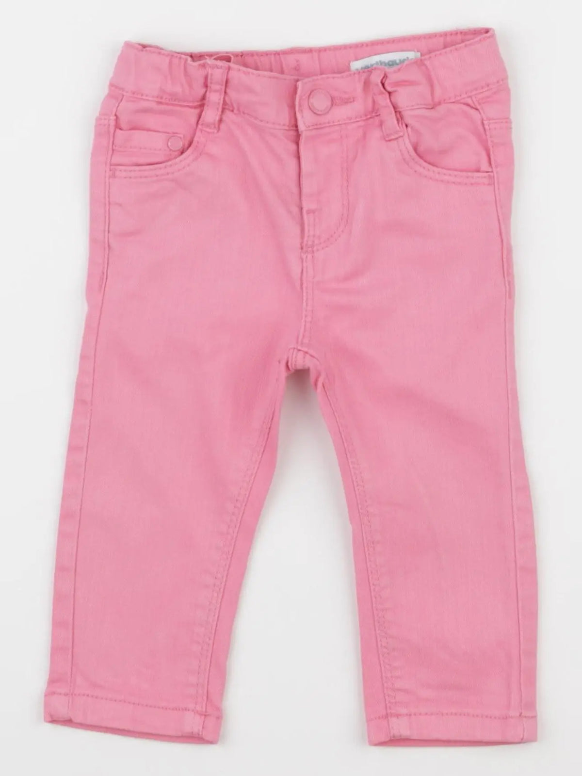 Vertbaudet - pantalon rose - 9 mois