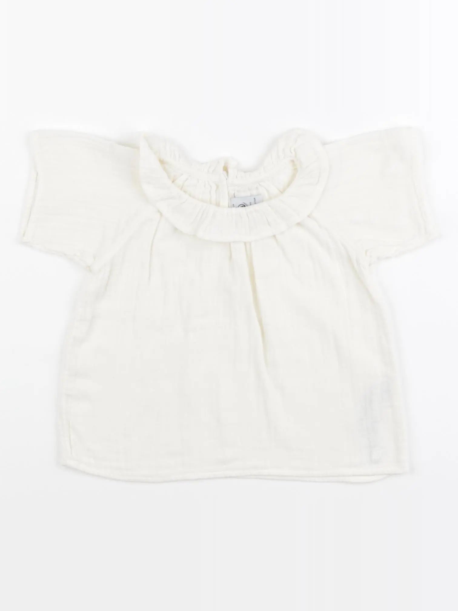Petit Bateau - blouse beige - 6 mois