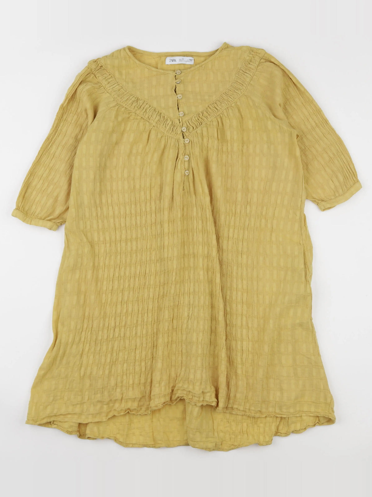 Zara - robe jaune - 7 ans