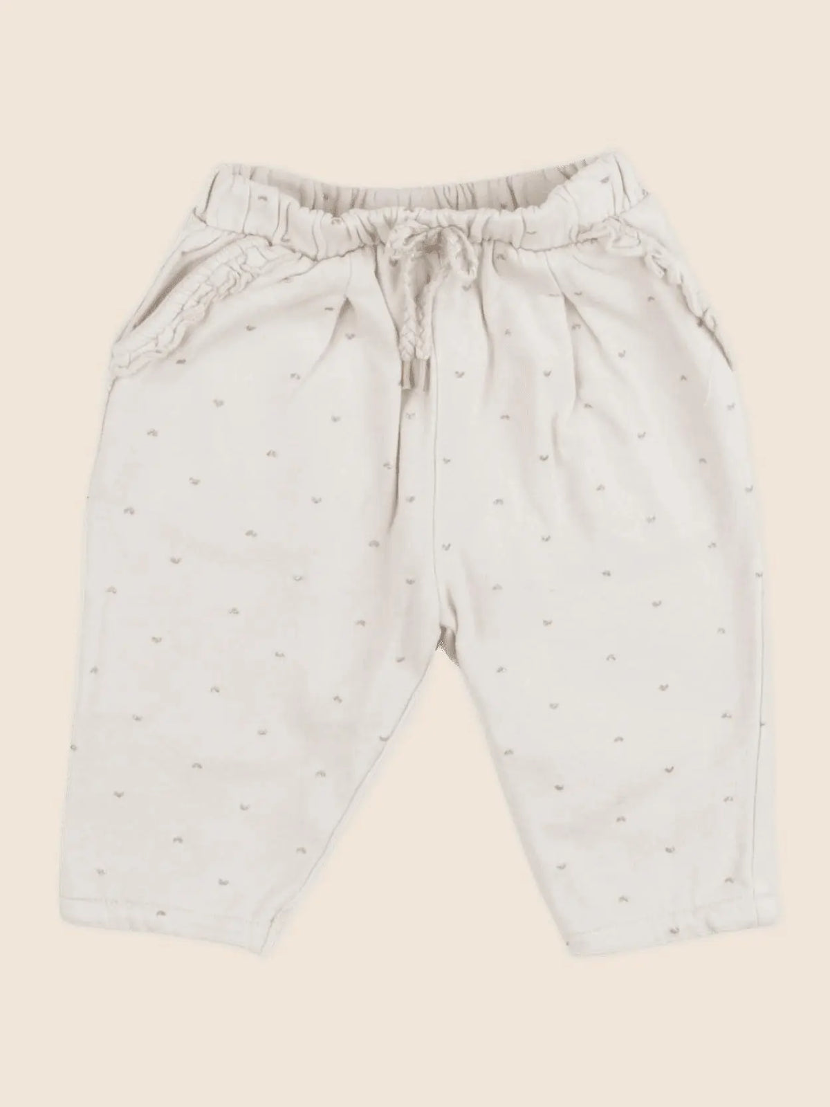 Vertbaudet - pantalon beige, or - 6 mois