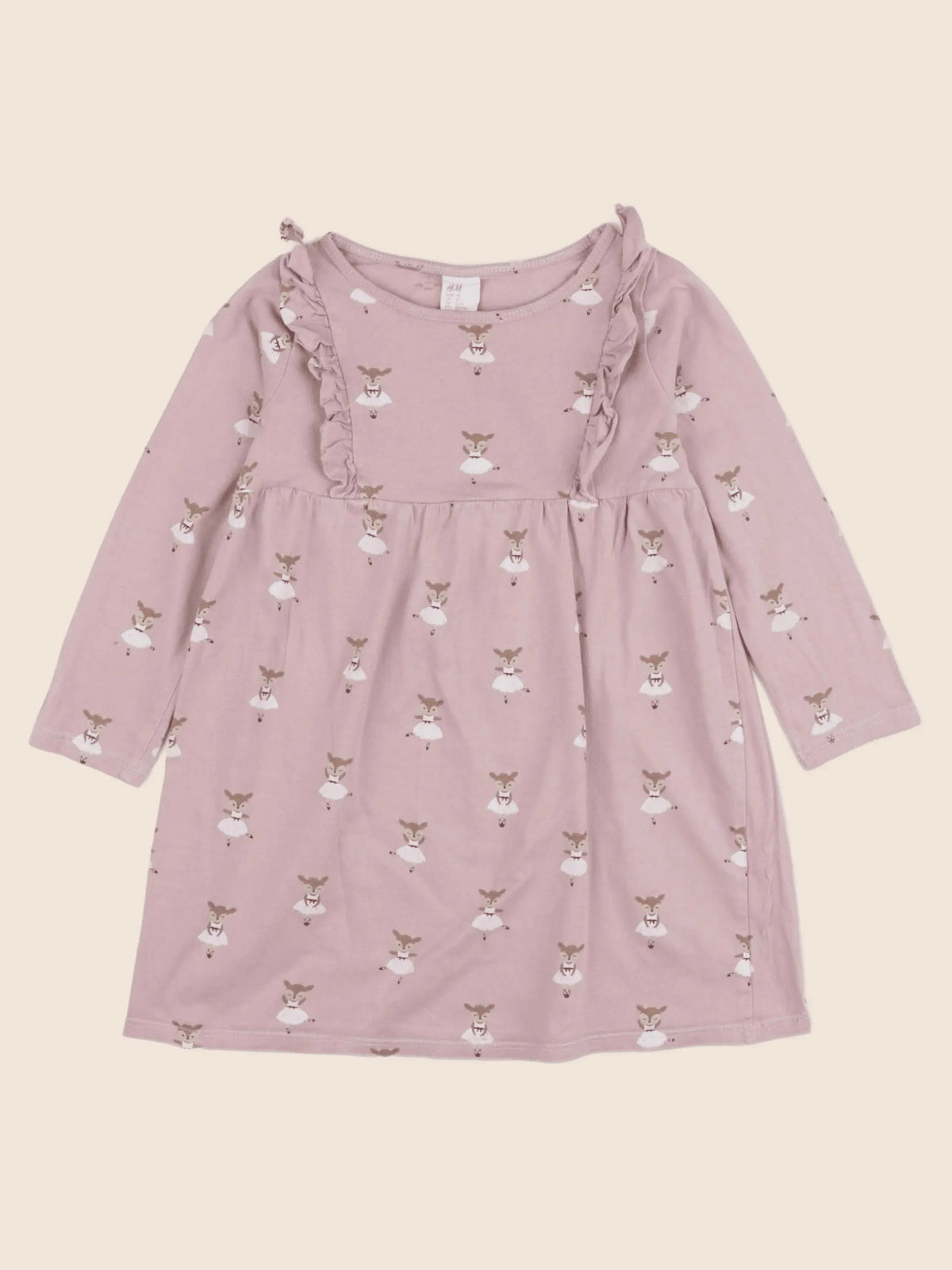 H&M - robe rose - 2/3 ans