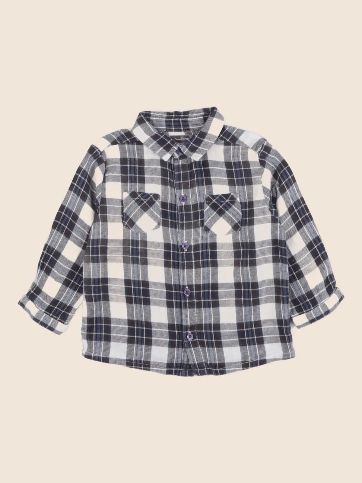 Boutchou - chemise multicolore - 9 mois