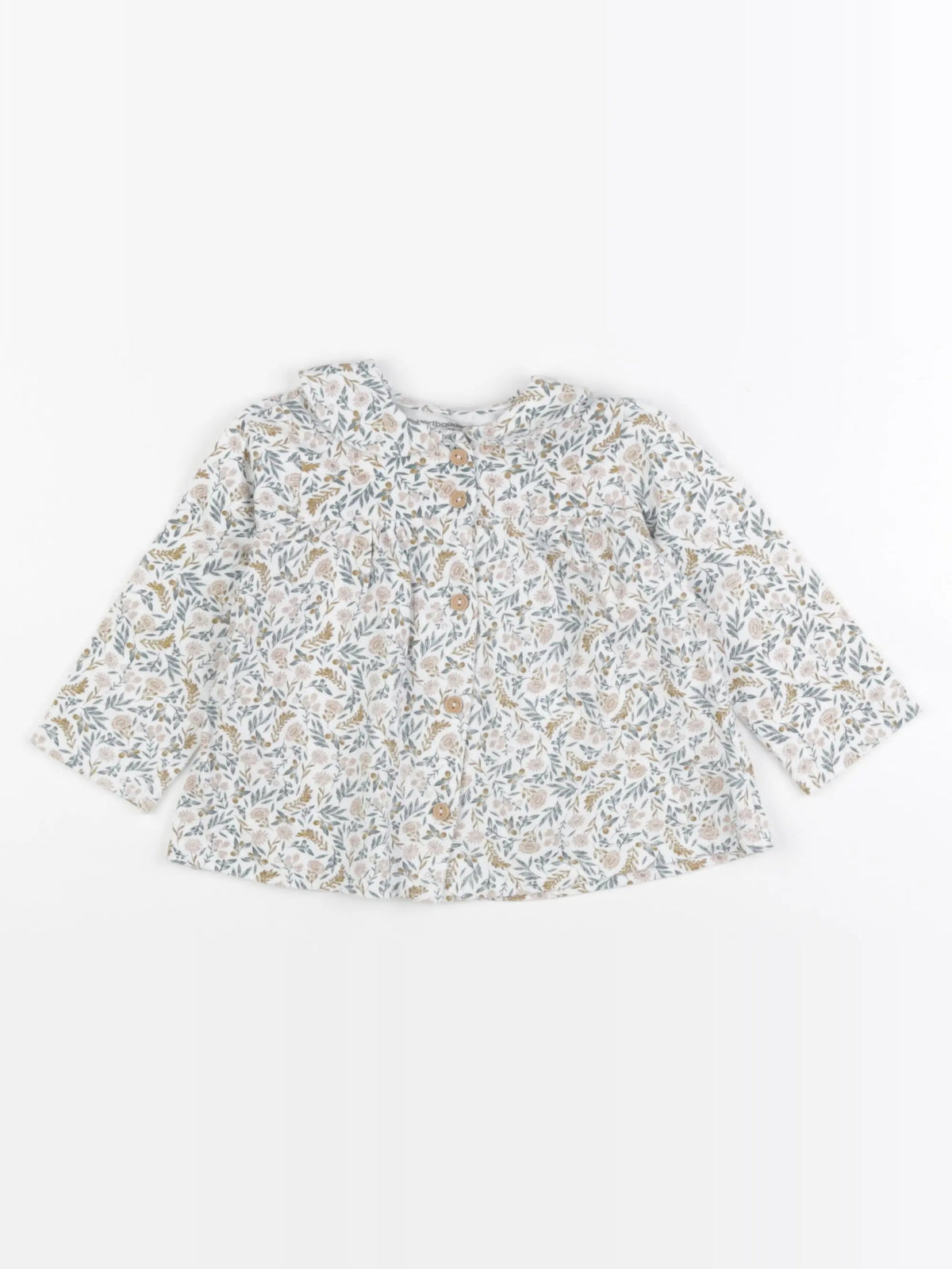 Vertbaudet - chemise multicolore - 12 mois