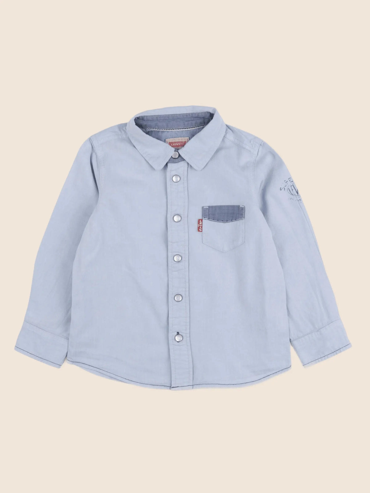 Levi's - chemise bleu - 3 ans