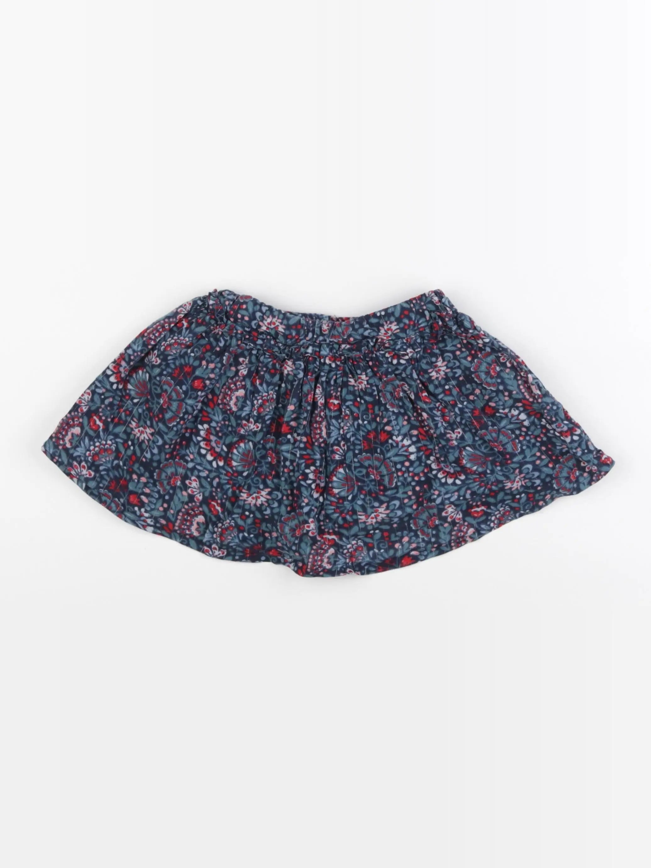 Vertbaudet - jupe bleu - 2 ans