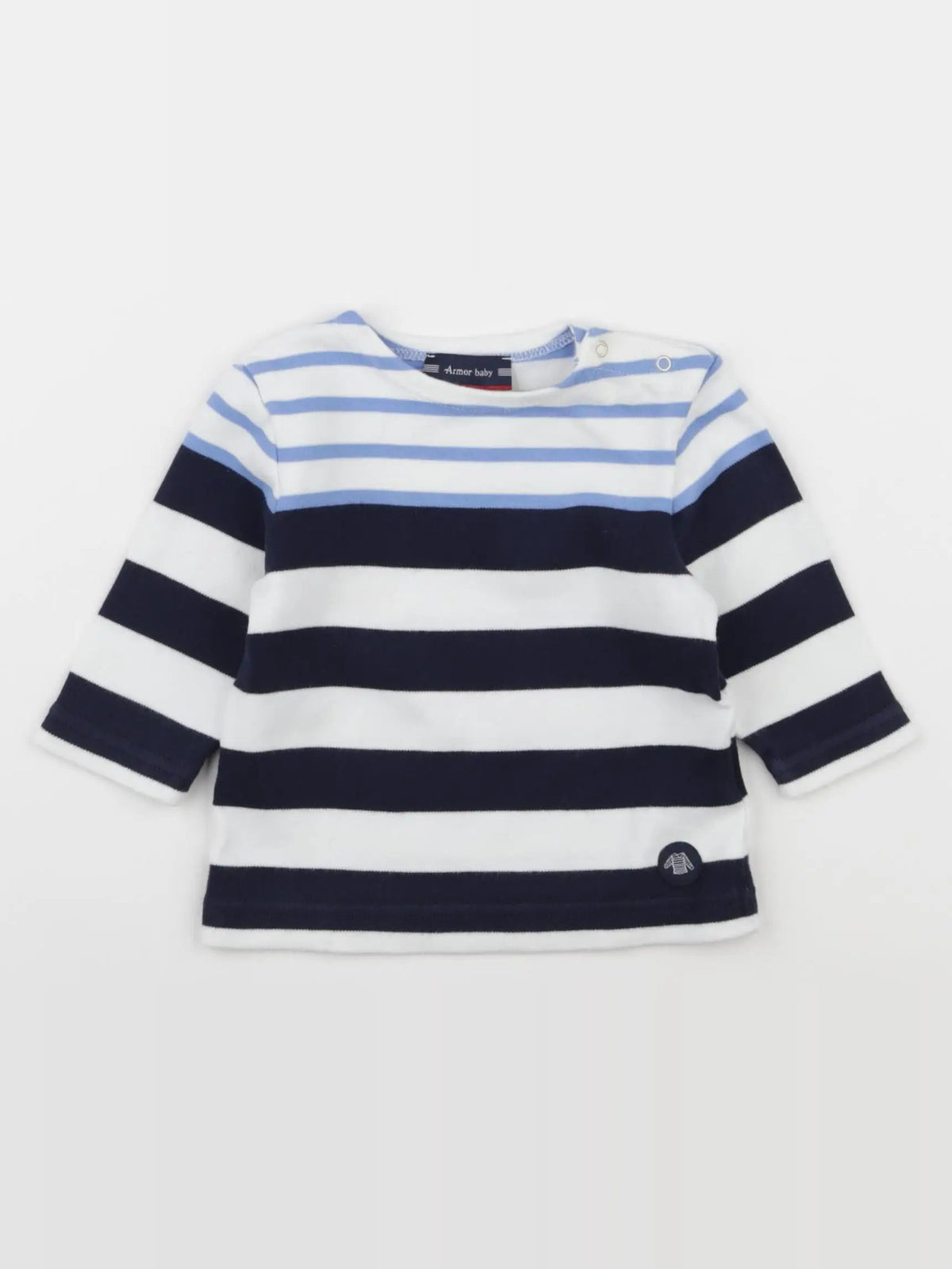 Armor Lux - tee-shirt bleu - 6 mois