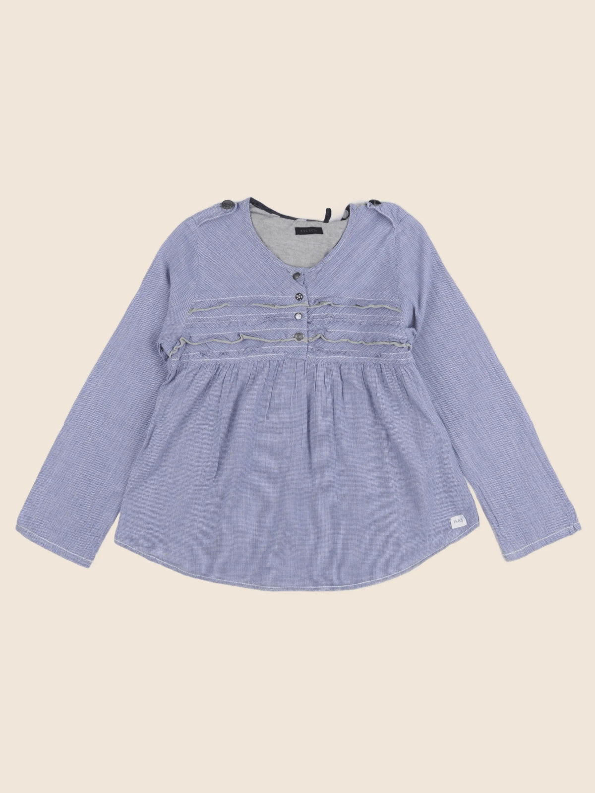 IKKS - blouse bleu - 8 ans