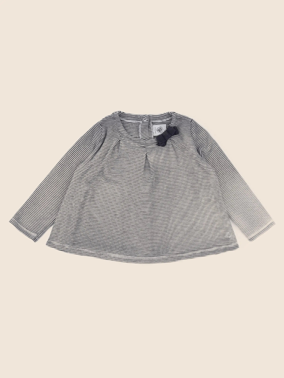 Petit Bateau - tee-shirt bleu - 24 mois