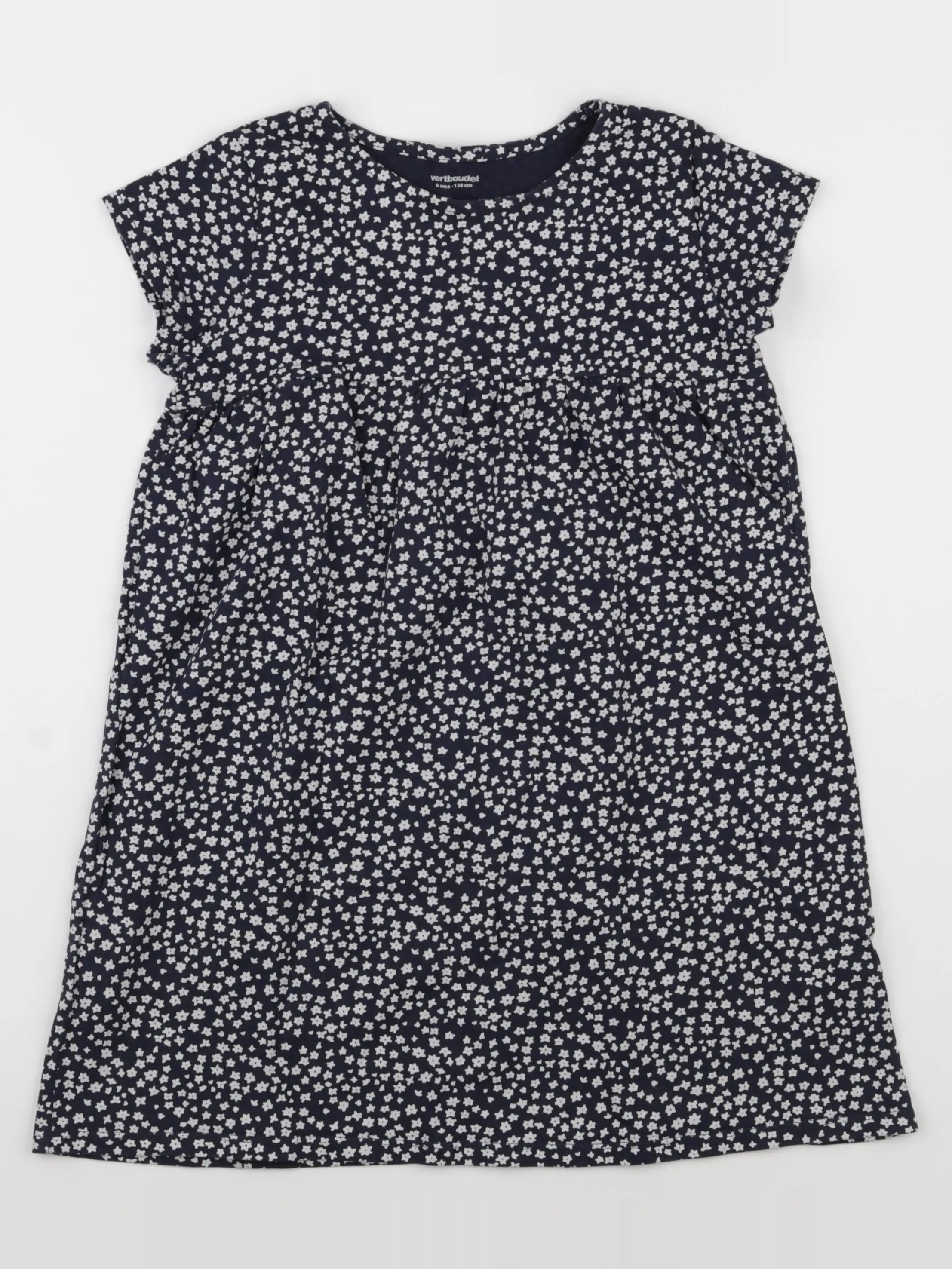 Vertbaudet - robe bleu - 8 ans