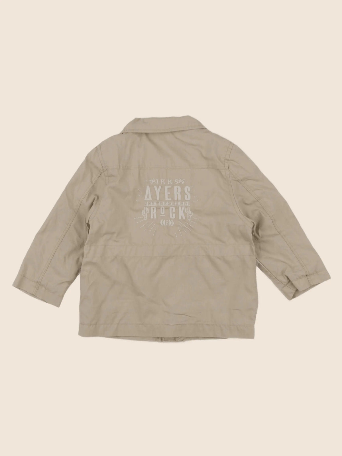 IKKS - veste imprimé au dos beige - 12 mois