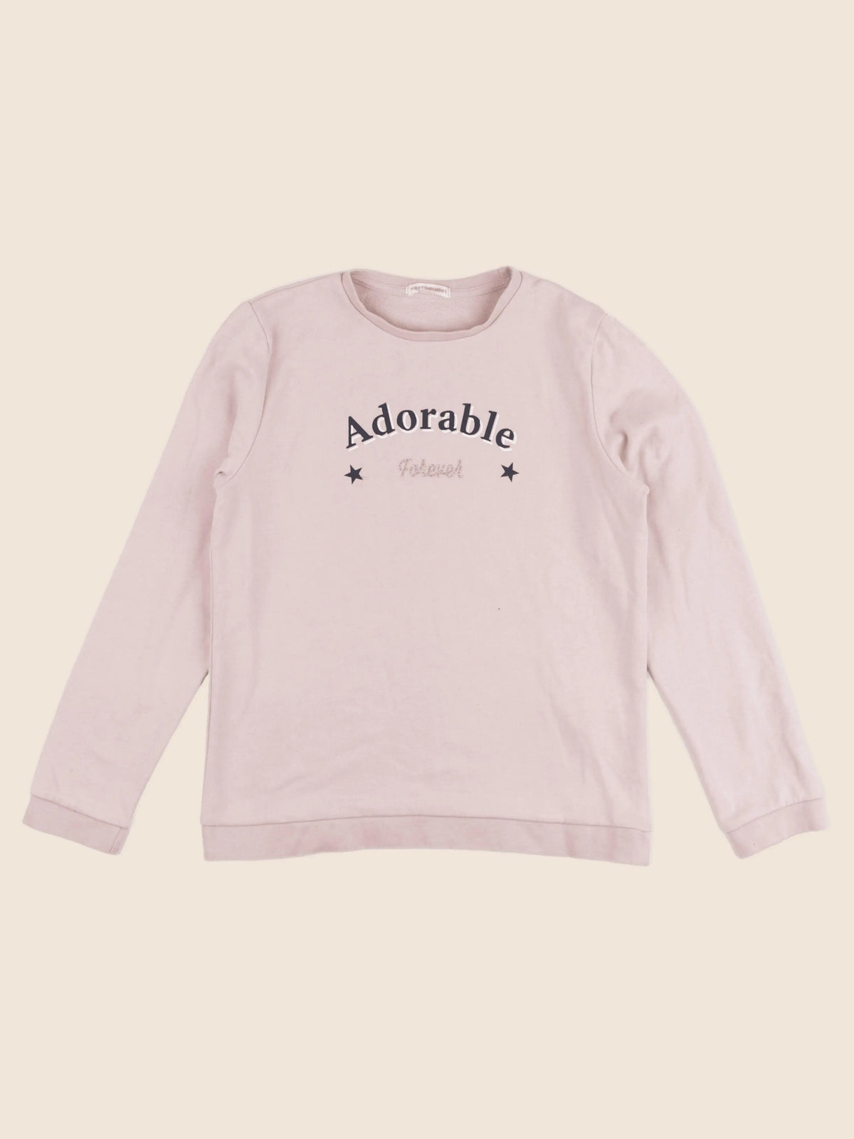 Vertbaudet - sweat rose - 14 ans
