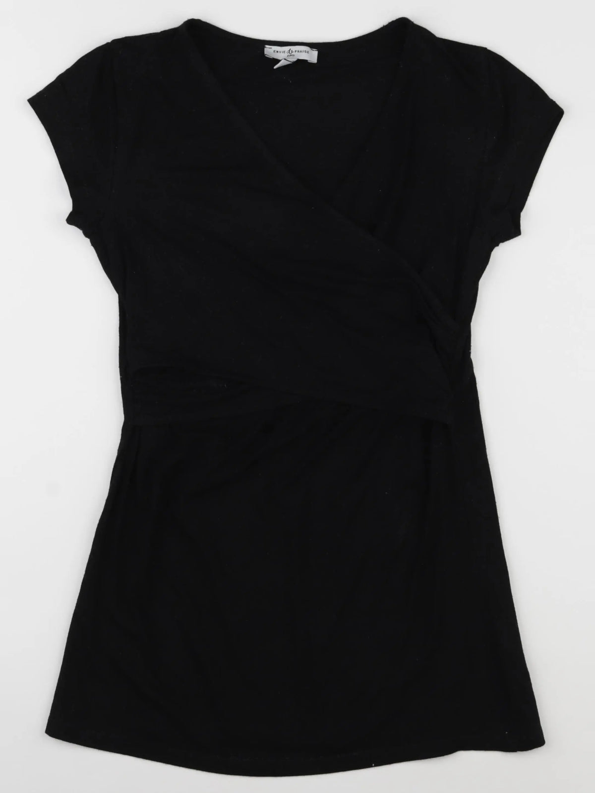 Envie de fraise - robe grossesse, allaitement noir - 36 à 38