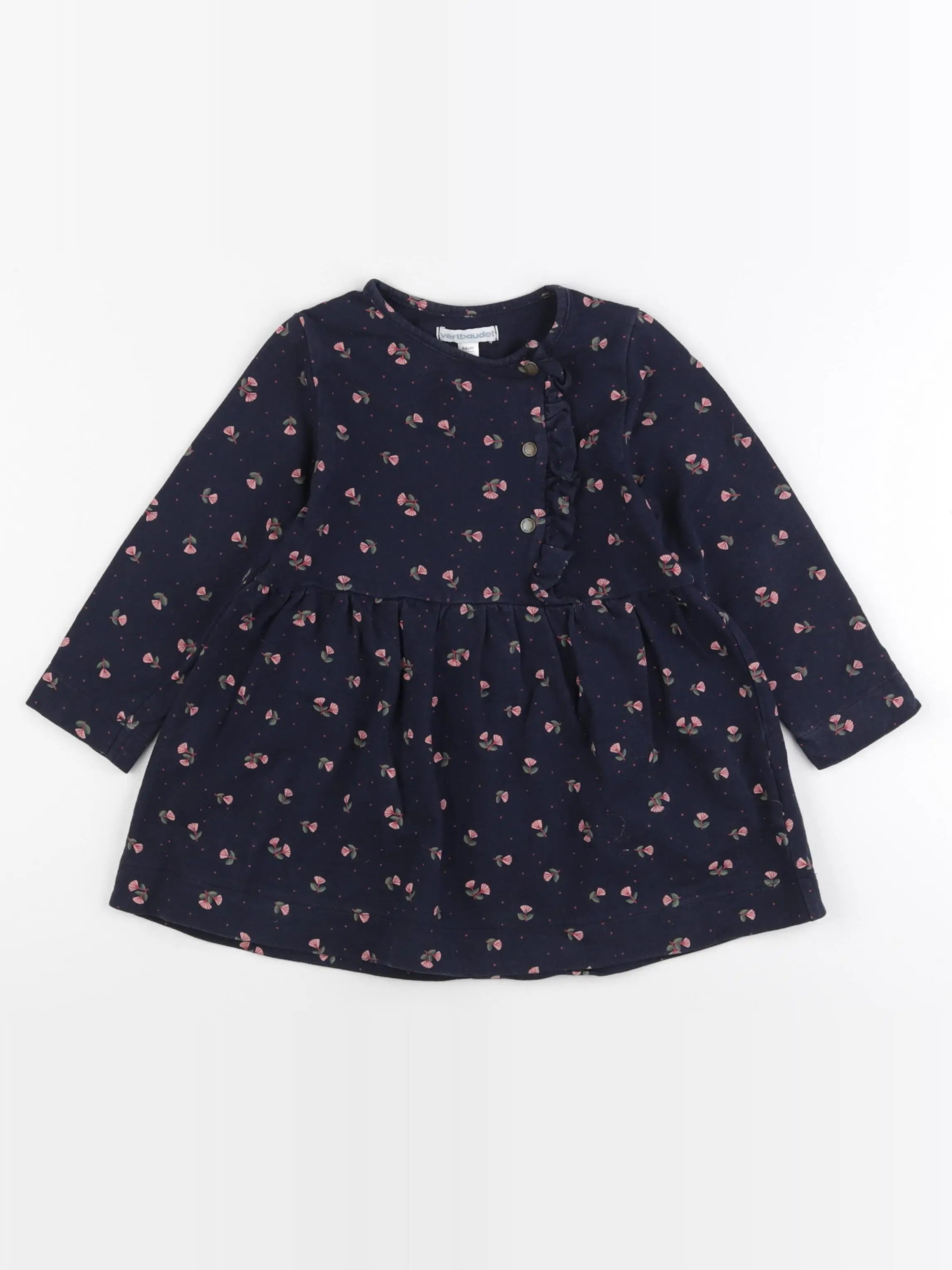 Vertbaudet - robe bleu - 36 mois