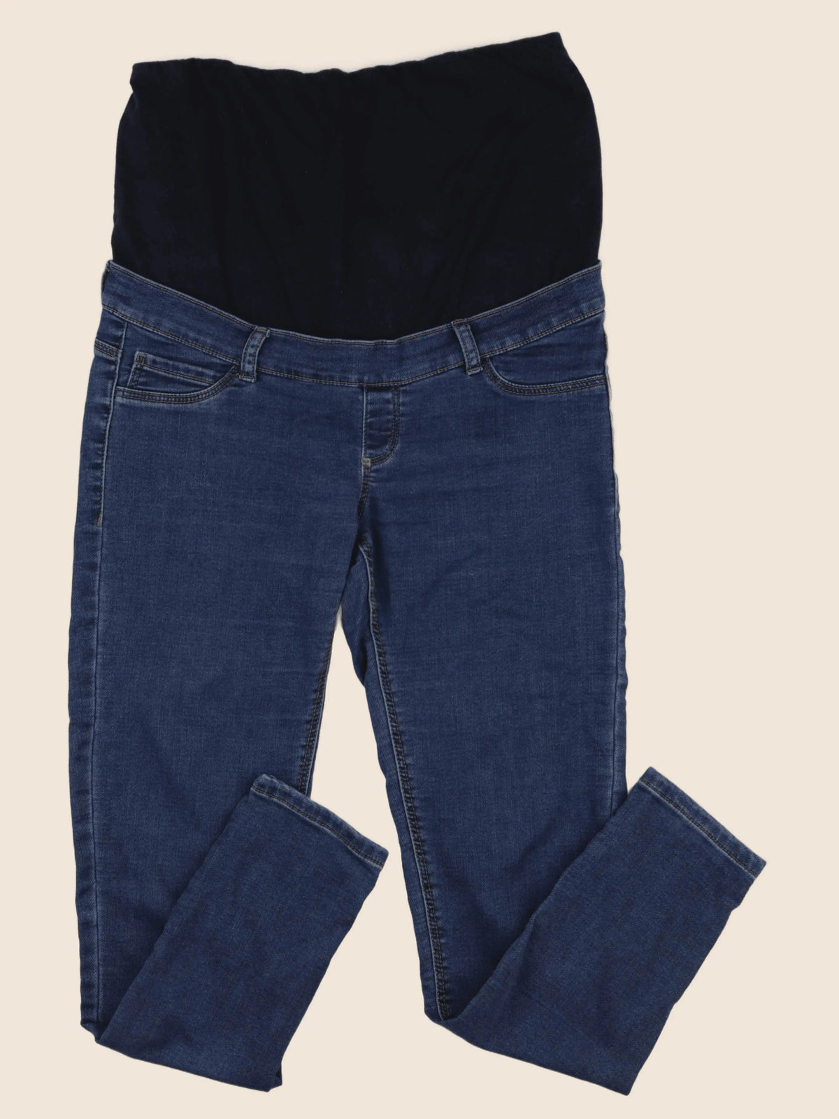 Mango - jean grossesse bleu - M