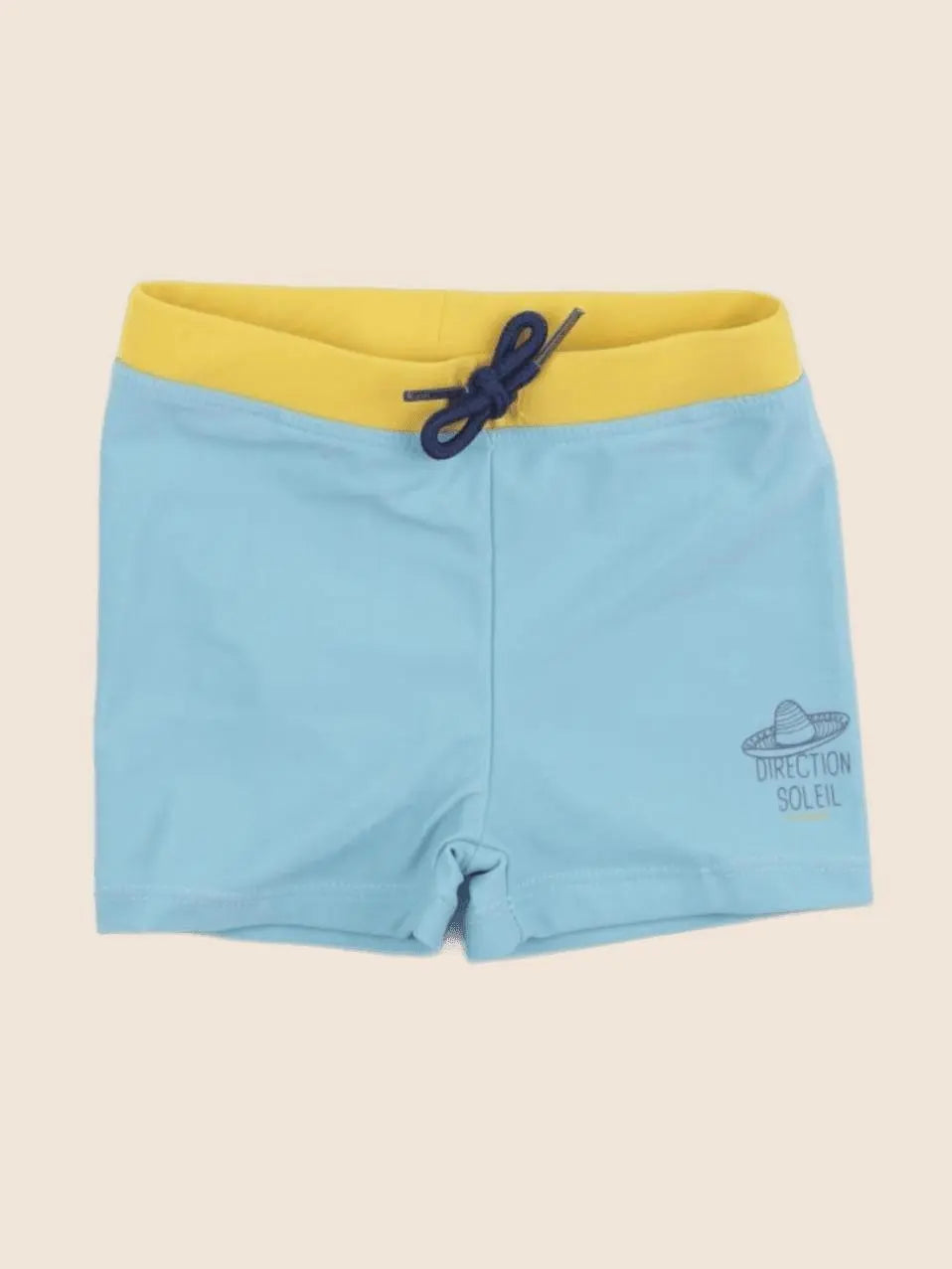 Vertbaudet - maillot de bain jaune - 3/6 mois