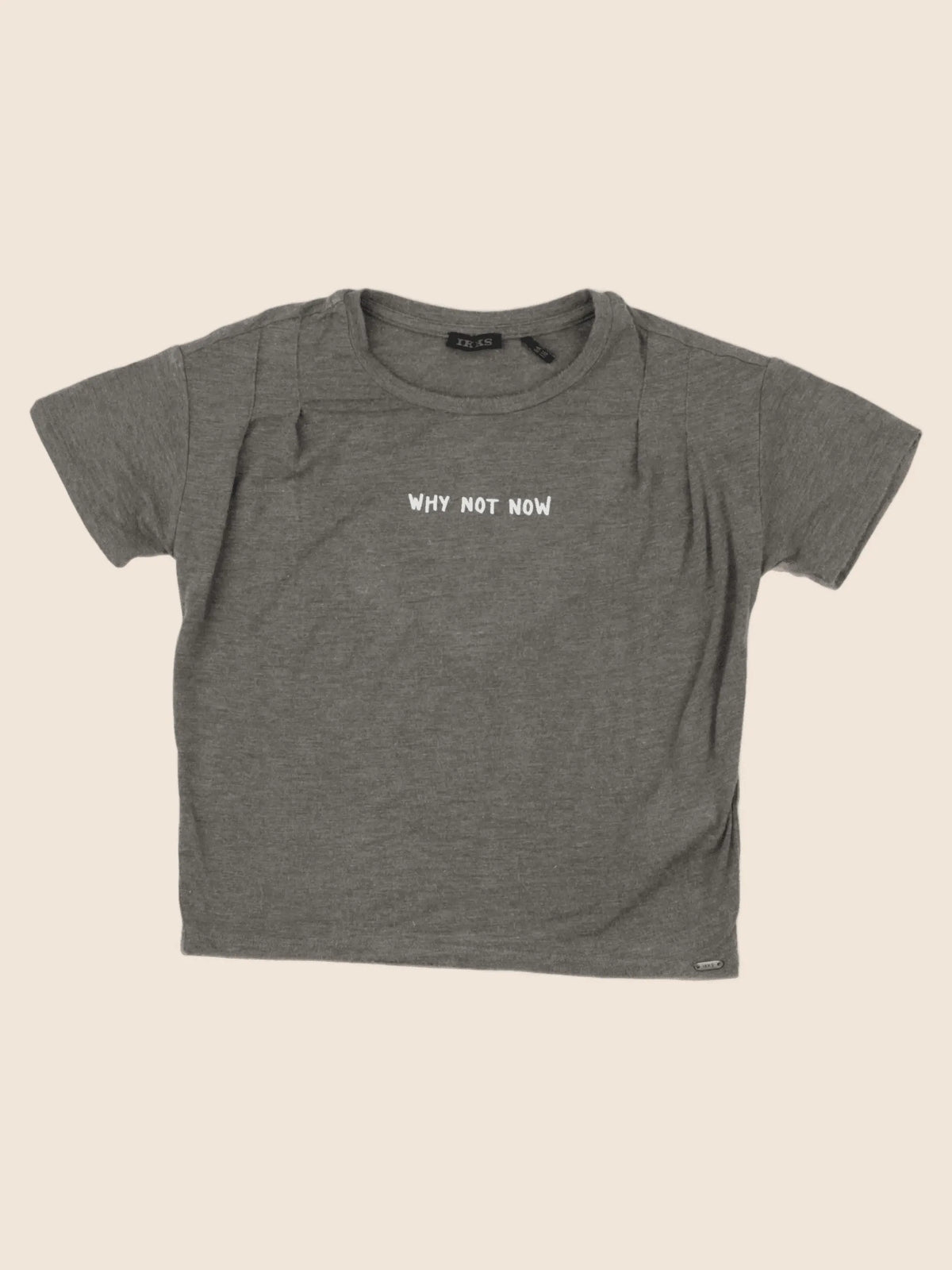 IKKS - tee-shirt imprimé au dos gris, or - 6 ans