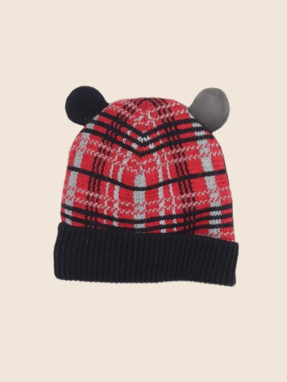 Petit Bateau - bonnet rouge - 3/6 mois