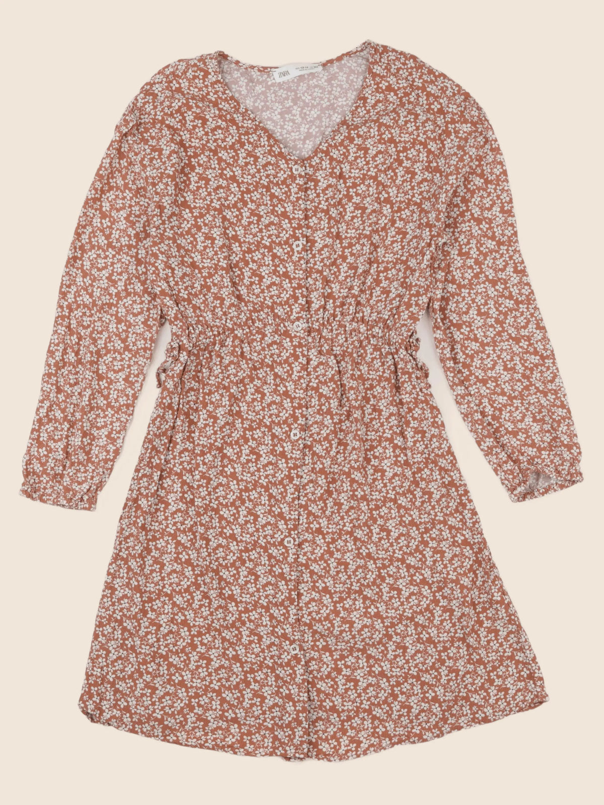 Zara - robe marron - 13/14 ans