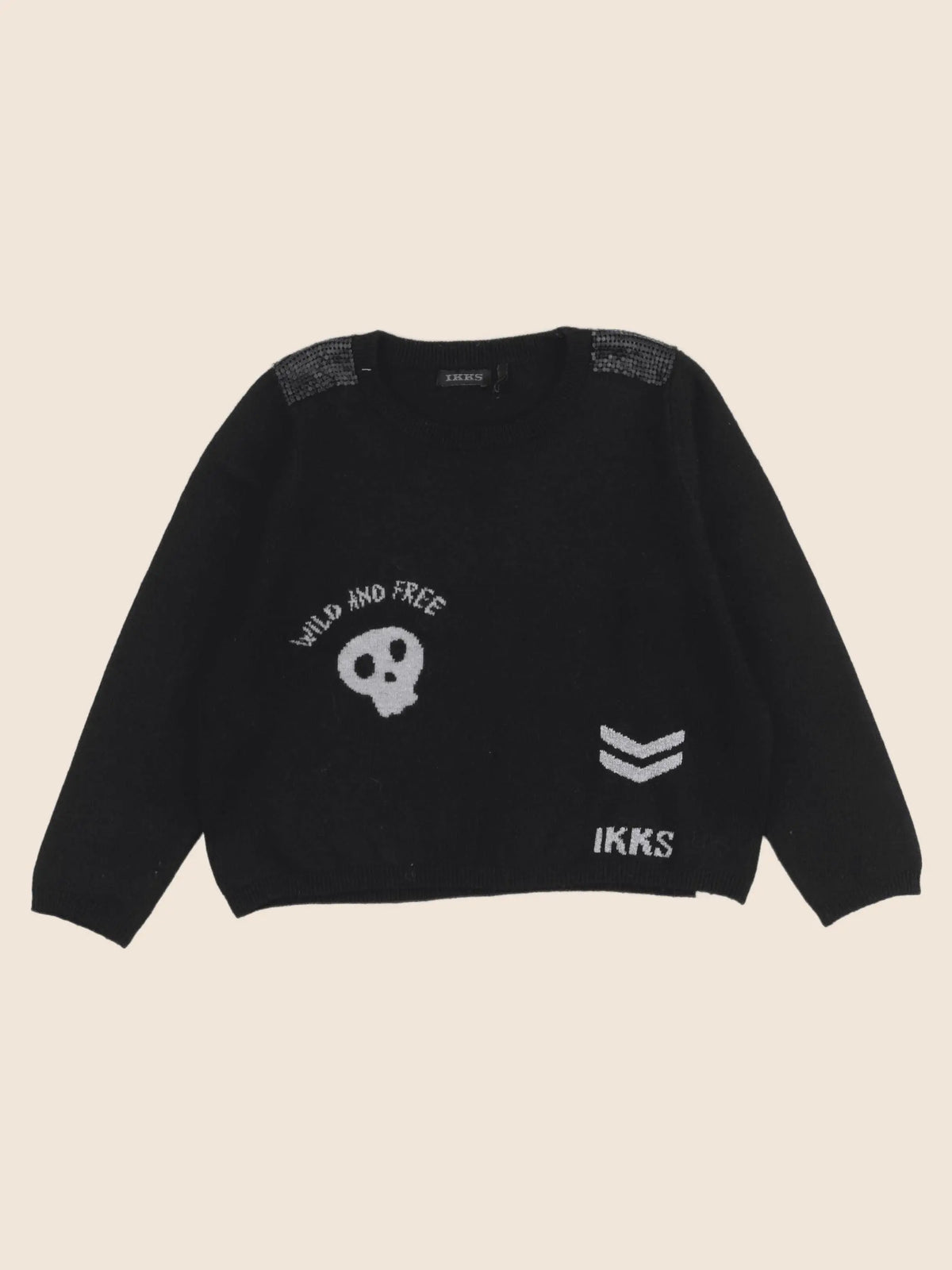 IKKS - pull noir - 4 ans