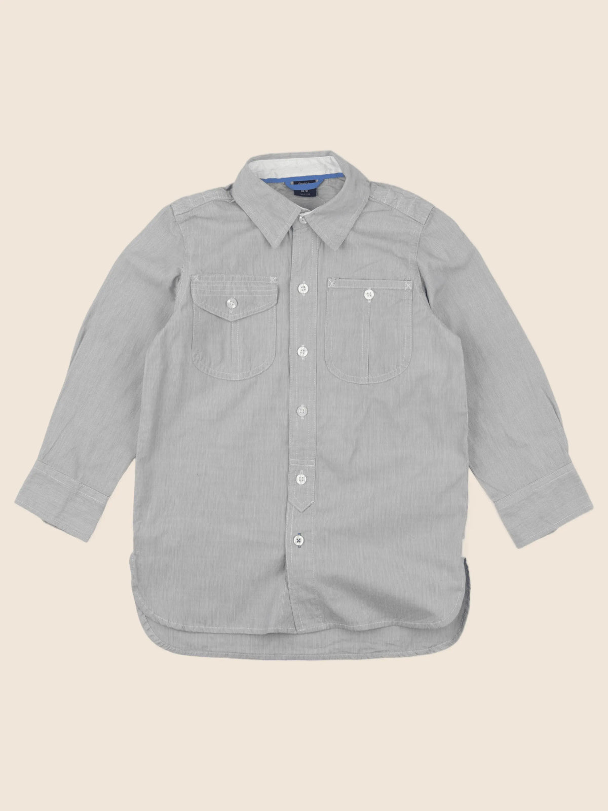 GAP - chemise gris - 8/9 ans