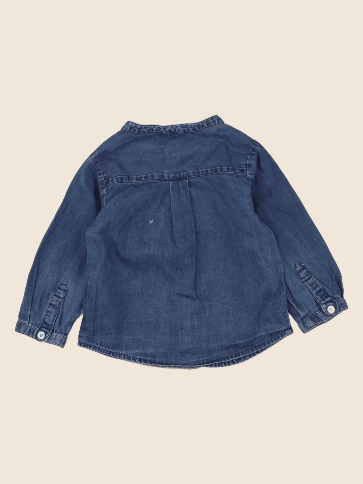 Jacadi - chemise bleu - 12 mois
