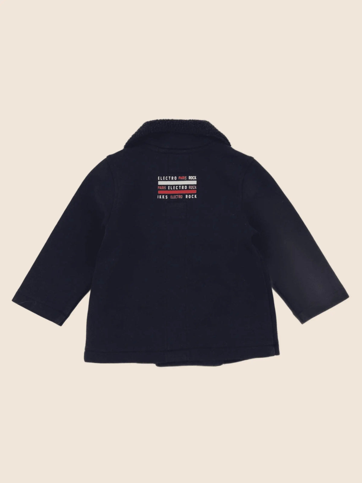 IKKS - veste imprimé au dos bleu - 6 mois