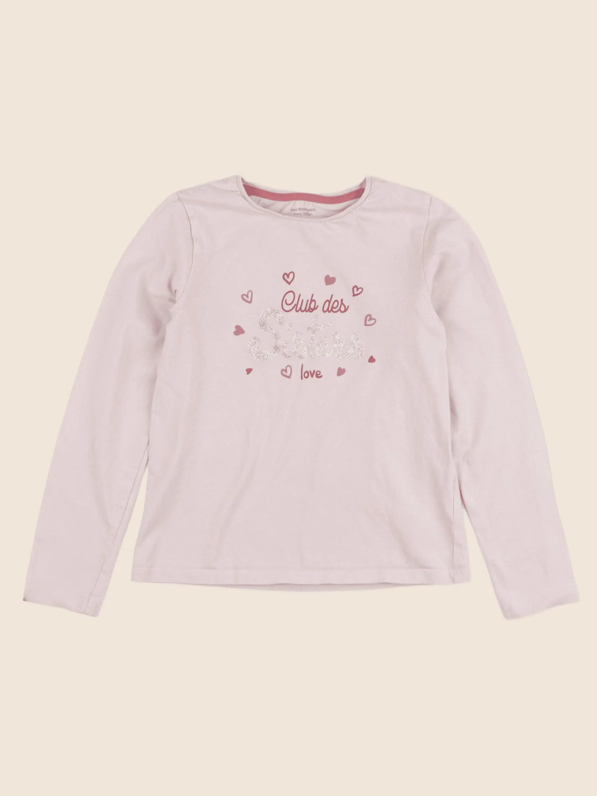 Vertbaudet - tee-shirt rose - 8 ans