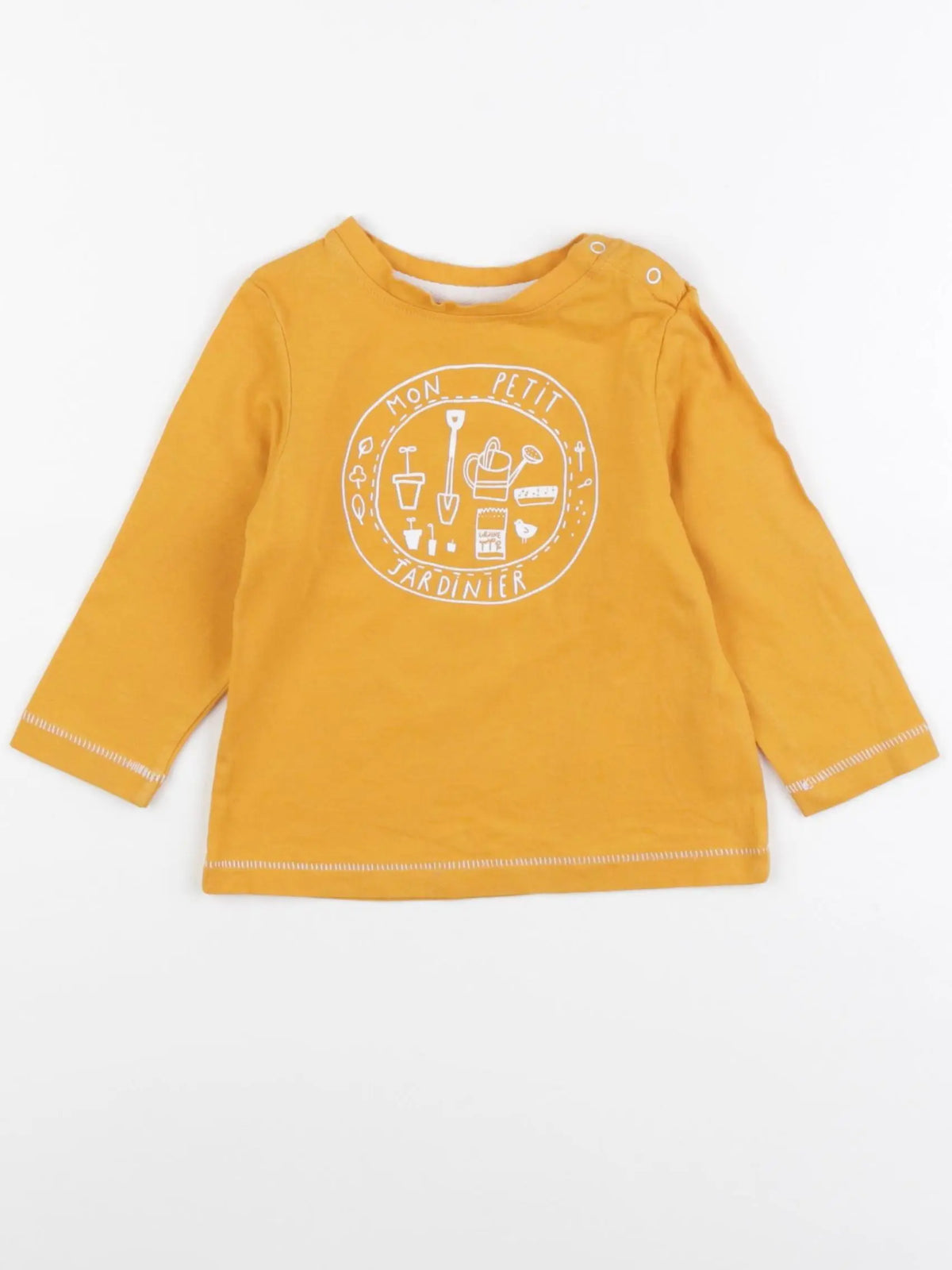 Cadet Rousselle - tee-shirt jaune - 12 mois